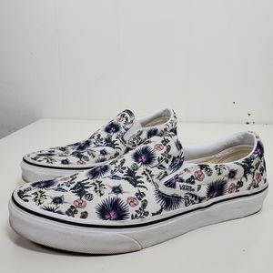 Vans Paradise floral slipon skater shoes